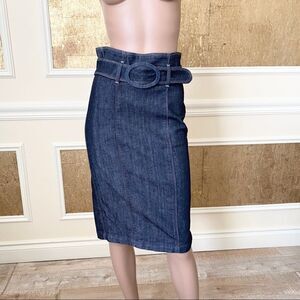 7 For All Mankind belted pencil midi skirt 27